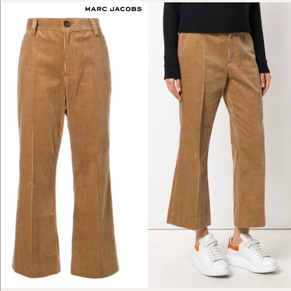 MARC JACOBS - Flare Corduroy Crop Trousers Sz 4